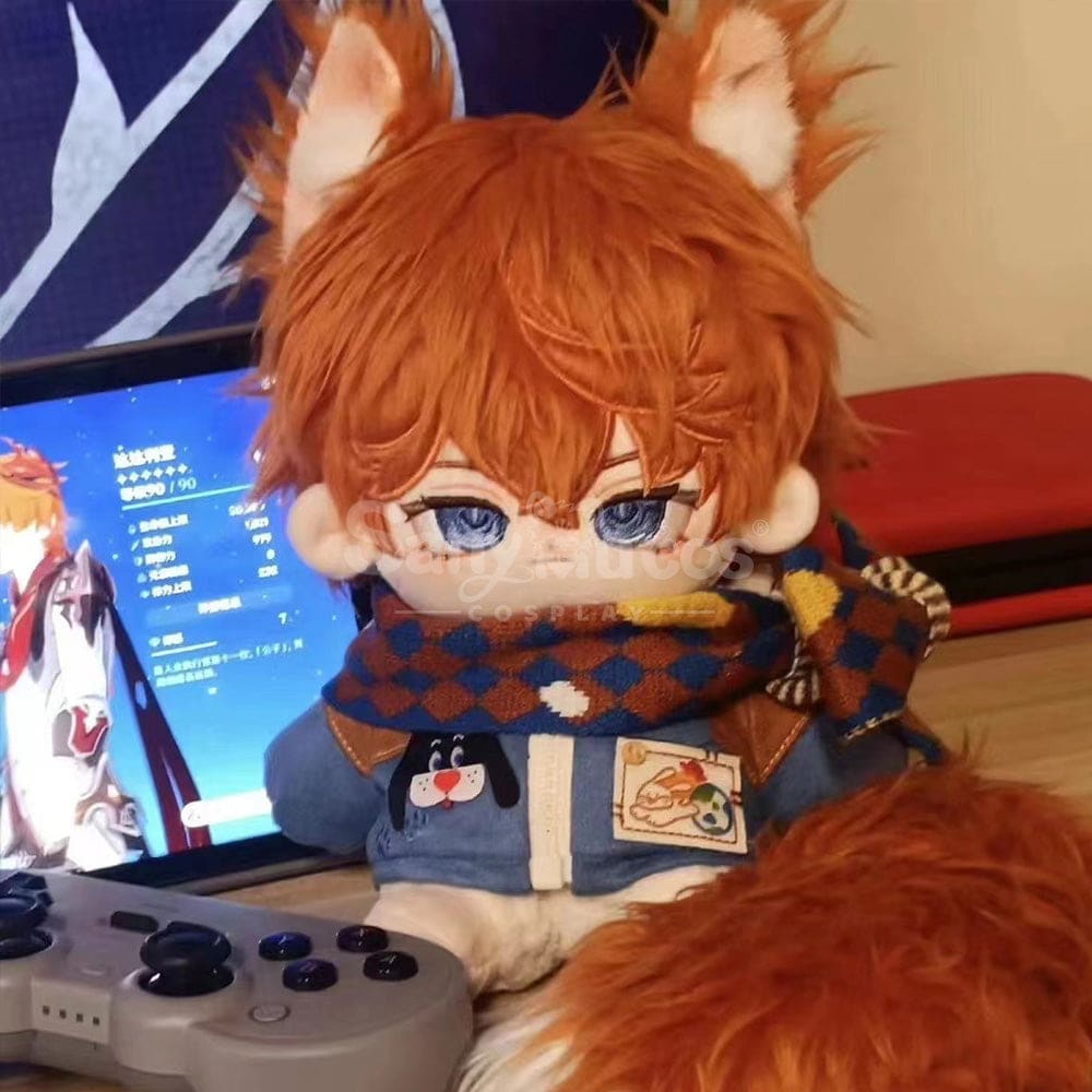 【In Stock】Game Genshin Impact Cosplay Uniform Tartaglia Props Doll Dolls + Clothing(C) Prop