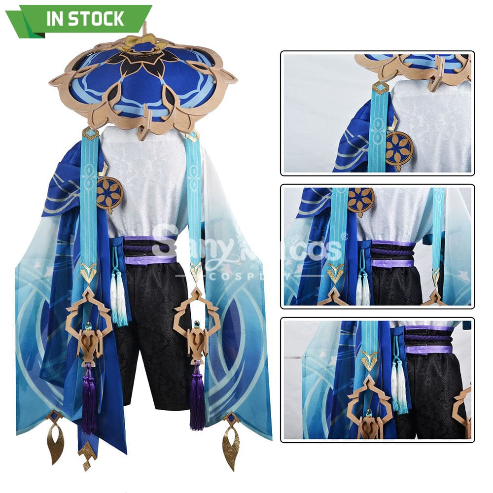 【In Stock】Game Genshin Impact Cosplay Wanderer/The Balladeer Costume Plus Size Costumes