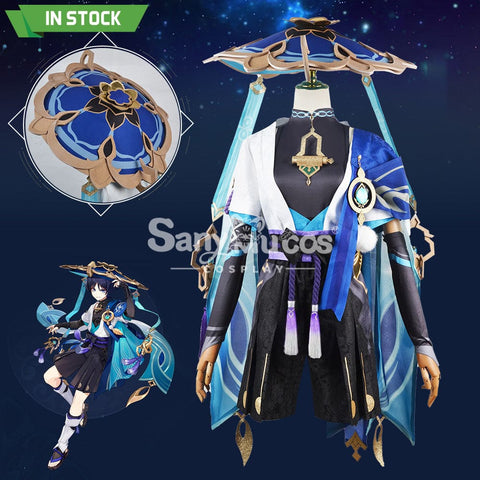 【In Stock】Game Genshin Impact Cosplay Wanderer/The Balladeer Costume Plus Size Costumes