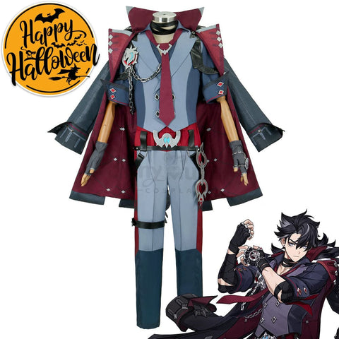 【In Stock】Game Genshin Impact Cosplay Wriothesley Costume Plus Size Costumes