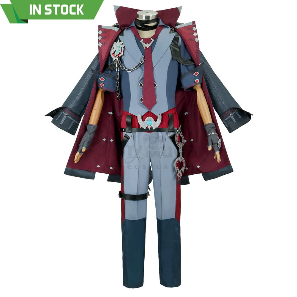 【In Stock】Game Genshin Impact Cosplay Wriothesley Costume Plus Size Costumes