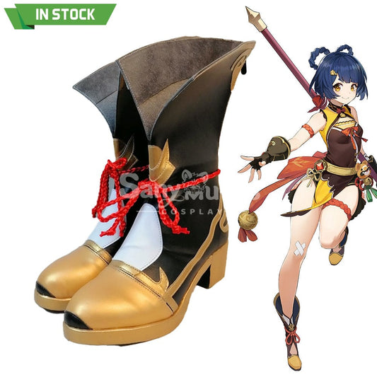 【In Stock】Game Genshin Impact Cosplay Xiangling Shoes Boots 1000