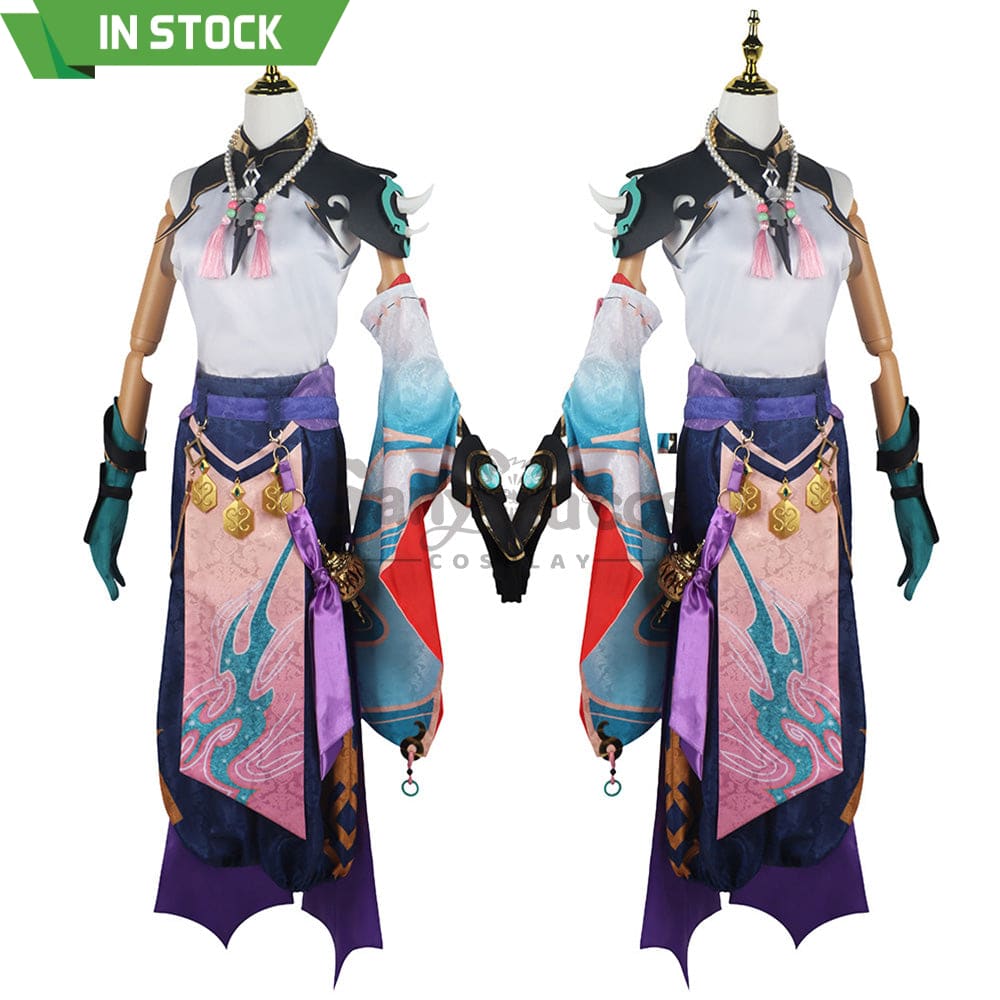 【In Stock】Game Genshin Impact Cosplay Xiao Costume Plus Size Costumes