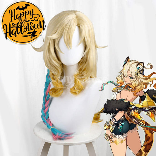 Game Genshin Impact Cosplay Xilonen Wig Wigs 1000