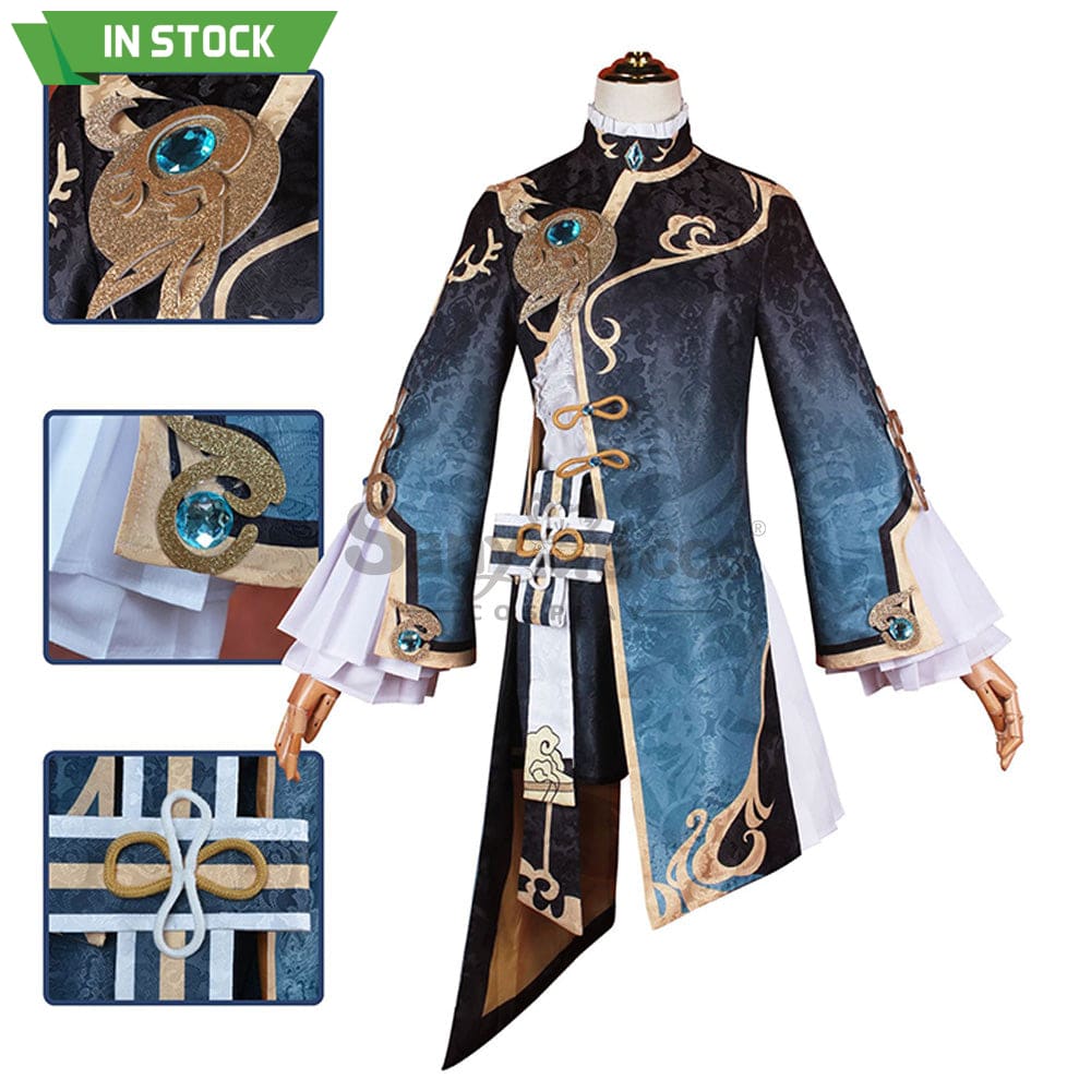 【In Stock】Game Genshin Impact Cosplay Xingqiu Costume Plus Size Costumes