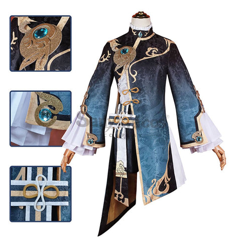 【In Stock】Game Genshin Impact Cosplay Xingqiu Costume Plus Size Costumes