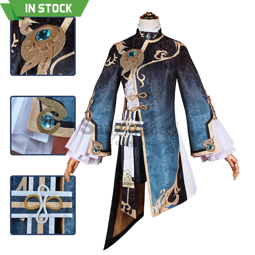 【In Stock】Game Genshin Impact Cosplay Xingqiu Costume Plus Size Costumes