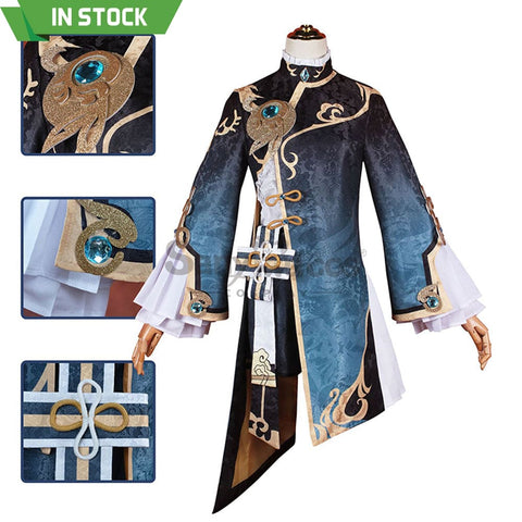 【In Stock】Game Genshin Impact Cosplay Xingqiu Costume Plus Size Costumes