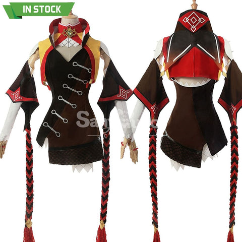 【In Stock】Game Genshin Impact Cosplay Xinyan Costume Costumes