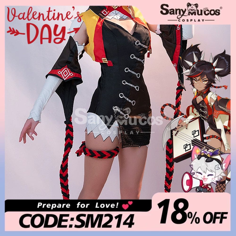 【In Stock】Game Genshin Impact Cosplay Xinyan Costume Costumes