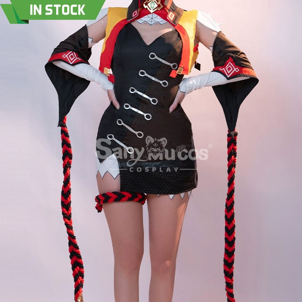 【In Stock】Game Genshin Impact Cosplay Xinyan Costume Costumes