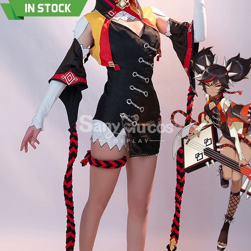 【In Stock】Game Genshin Impact Cosplay Xinyan Costume Costumes