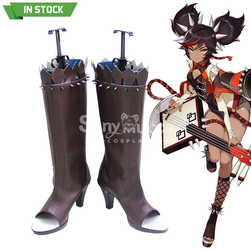 【In Stock】Game Genshin Impact Cosplay Xinyan Shoes Boots