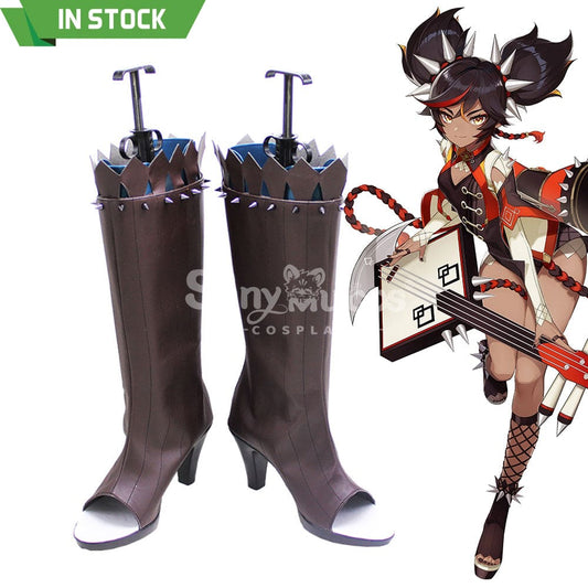 【In Stock】Game Genshin Impact Cosplay Xinyan Shoes Boots 1000