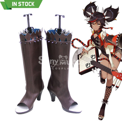 【In Stock】Game Genshin Impact Cosplay Xinyan Shoes Boots