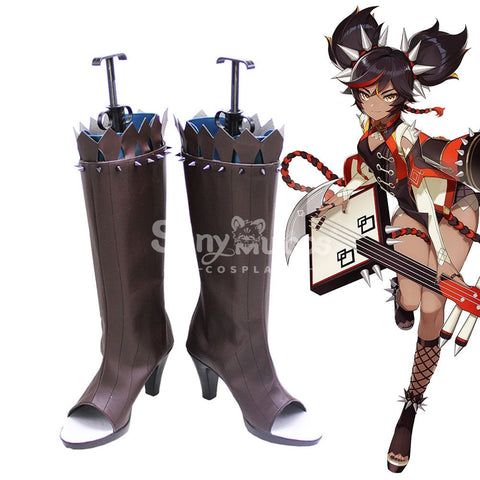【In Stock】Game Genshin Impact Cosplay Xinyan Shoes Boots