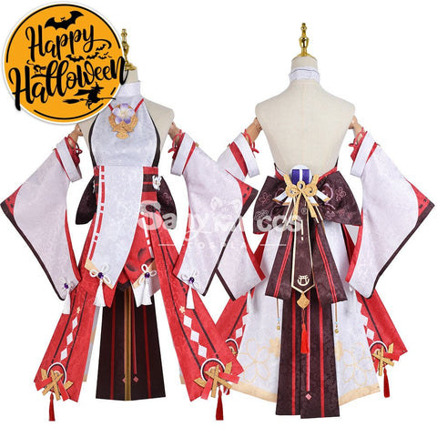 【In Stock】Game Genshin Impact Cosplay Yae Miko Costume Plus Size Costumes
