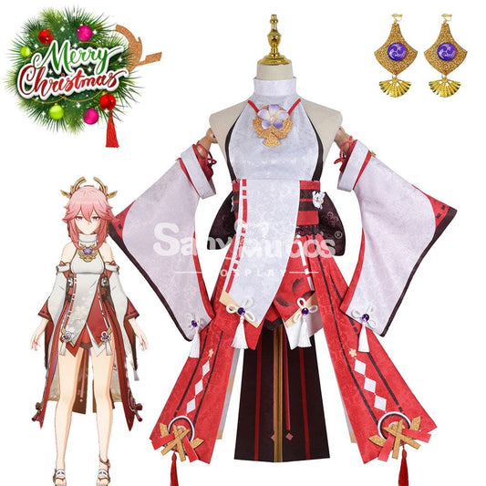 【In Stock】Game Genshin Impact Cosplay Yae Miko Costume Plus Size Costumes 1000