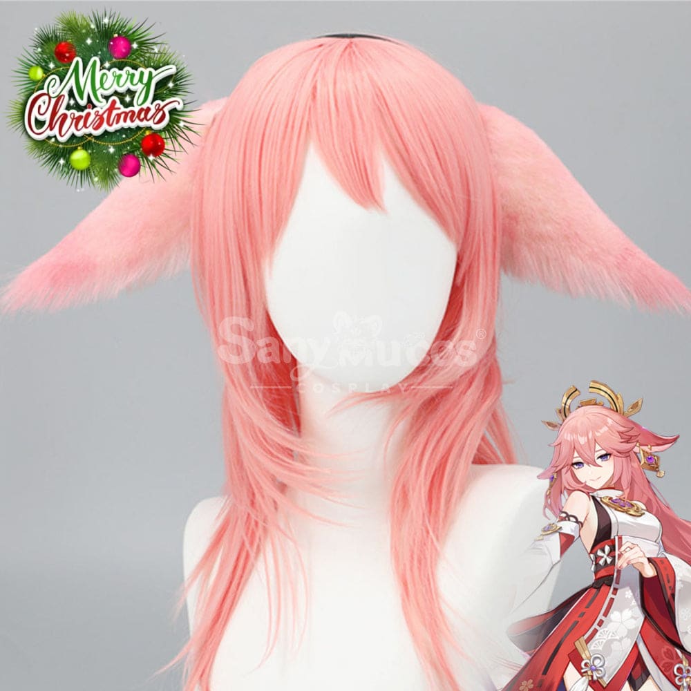 【In Stock】Game Genshin Impact Cosplay Yae Miko Ears Props Prop