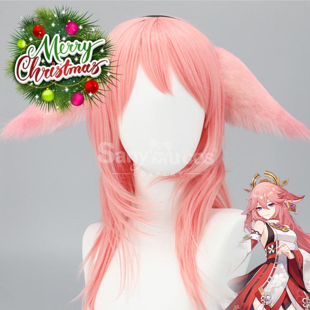 【In Stock】Game Genshin Impact Cosplay Yae Miko Ears Props Prop