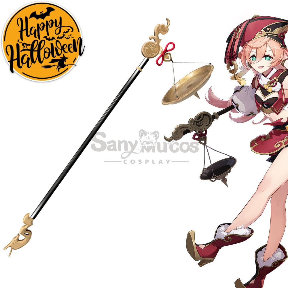 【In Stock】Game Genshin Impact Cosplay Yanfei Balance Weight Scale Accessory Prop