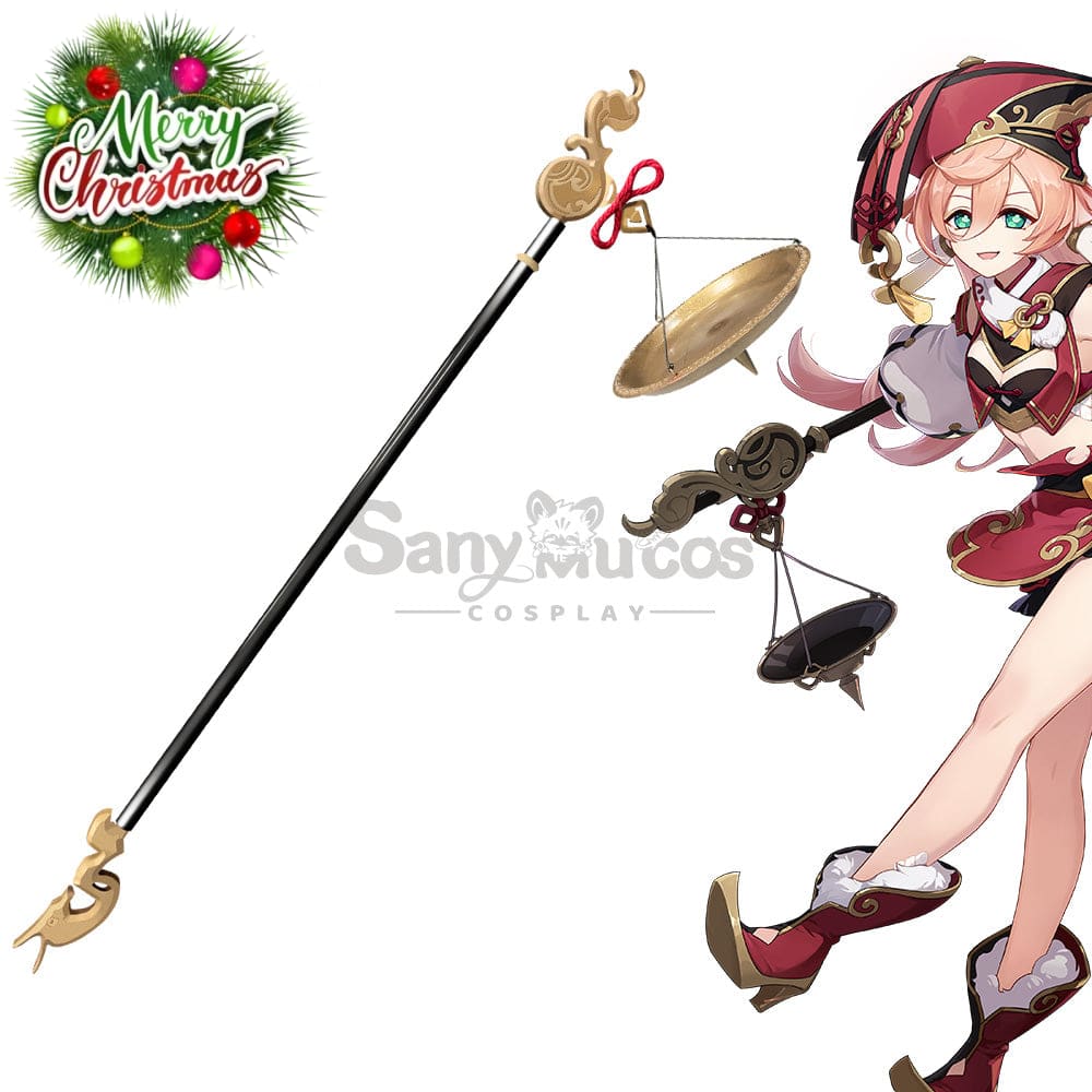 【In Stock】Game Genshin Impact Cosplay Yanfei Balance Weight Scale Accessory Prop