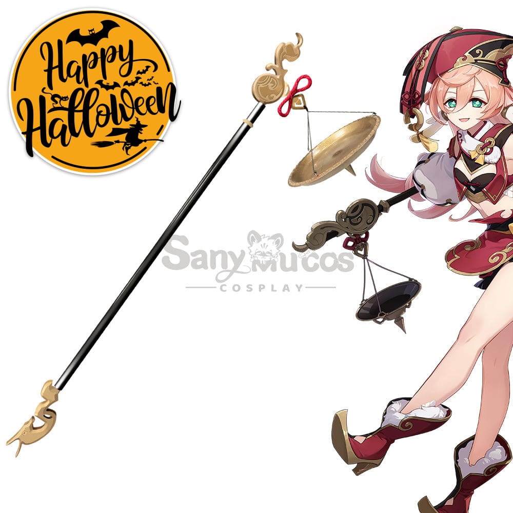 【In Stock】Game Genshin Impact Cosplay Yanfei Balance Weight Scale Accessory Prop