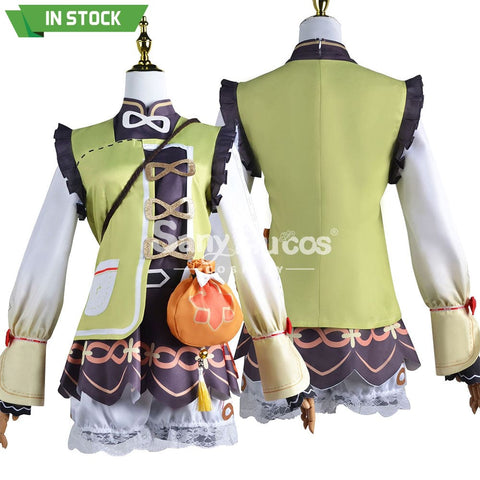 【In Stock】Game Genshin Impact Cosplay Yaoyao Costume Plus Size Costumes