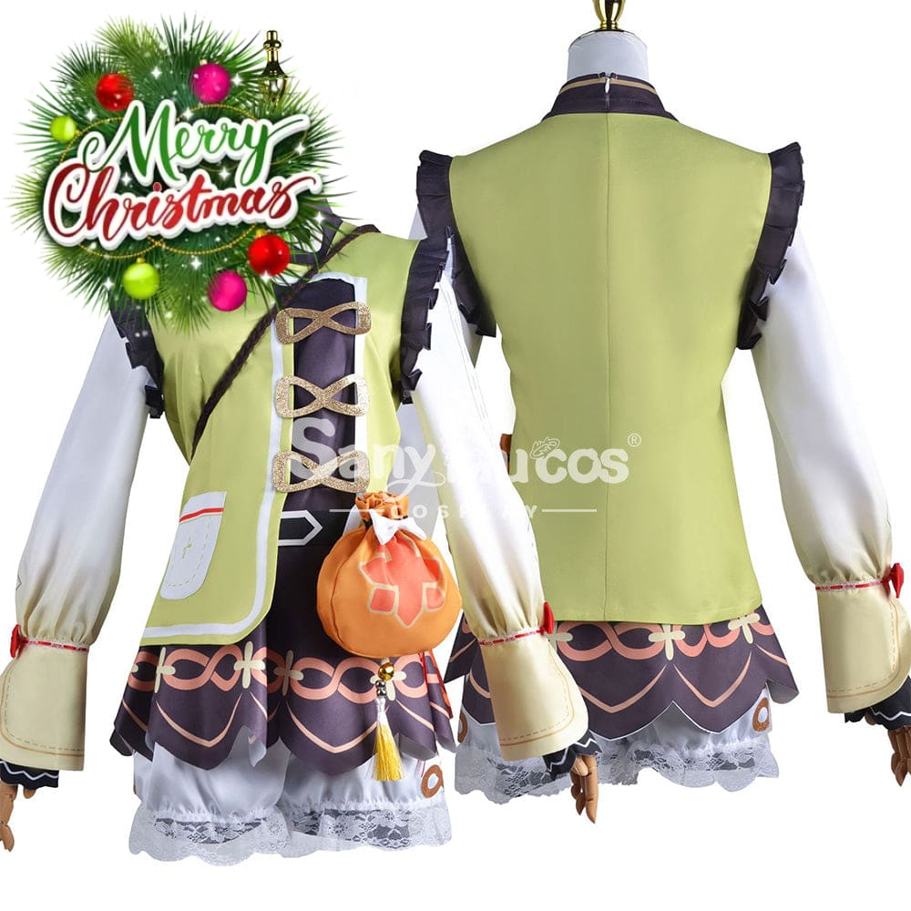 【In Stock】Game Genshin Impact Cosplay Yaoyao Costume Plus Size Costumes