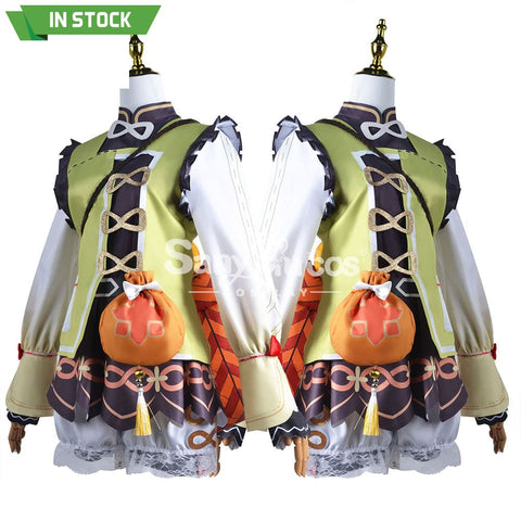 【In Stock】Game Genshin Impact Cosplay Yaoyao Costume Plus Size Costumes