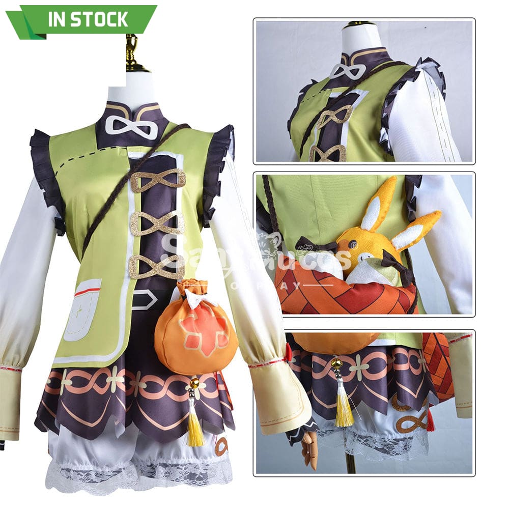 【In Stock】Game Genshin Impact Cosplay Yaoyao Costume Plus Size Costumes