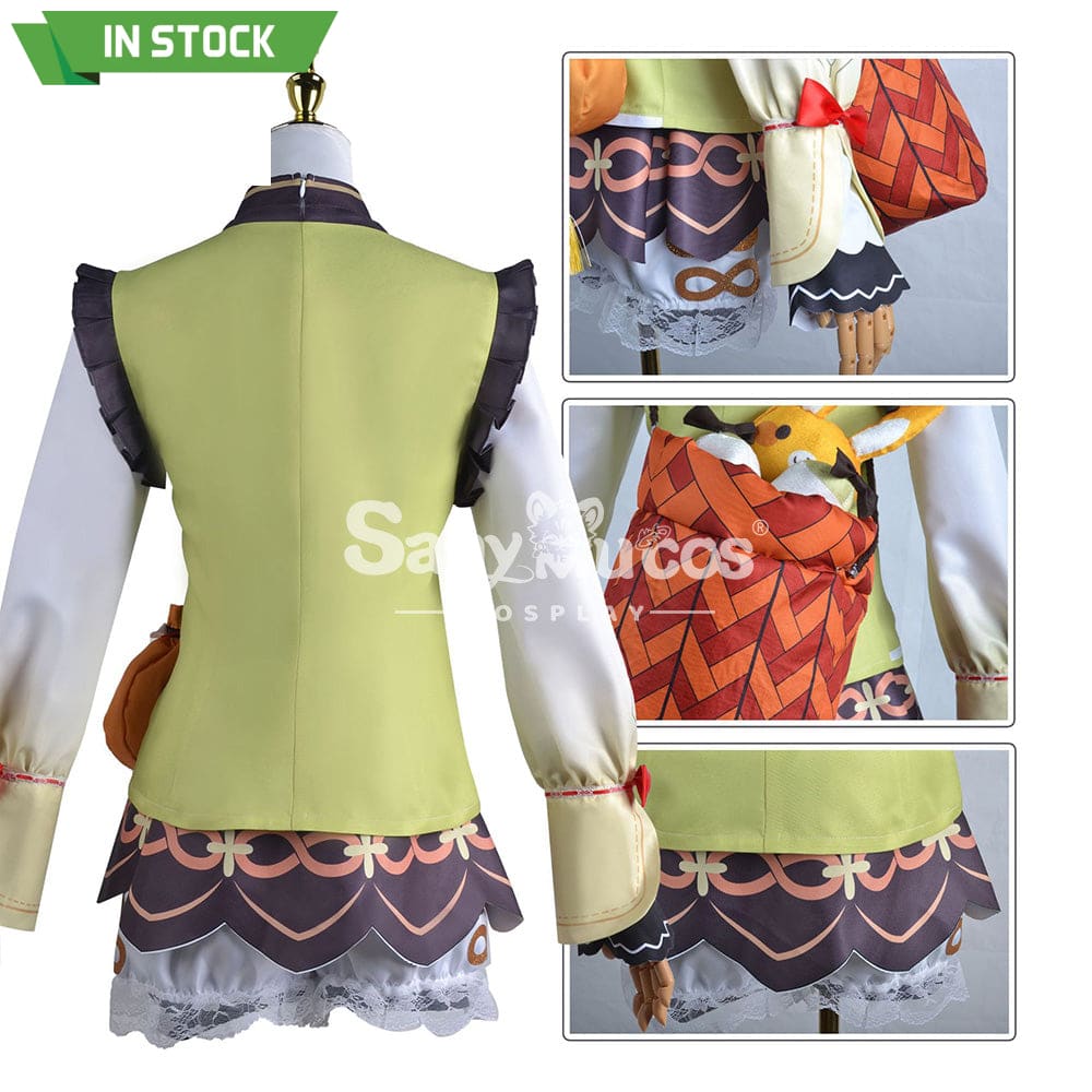 【In Stock】Game Genshin Impact Cosplay Yaoyao Costume Plus Size Costumes