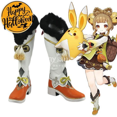 【In Stock】Game Genshin Impact Cosplay Yaoyao Shoes Boots