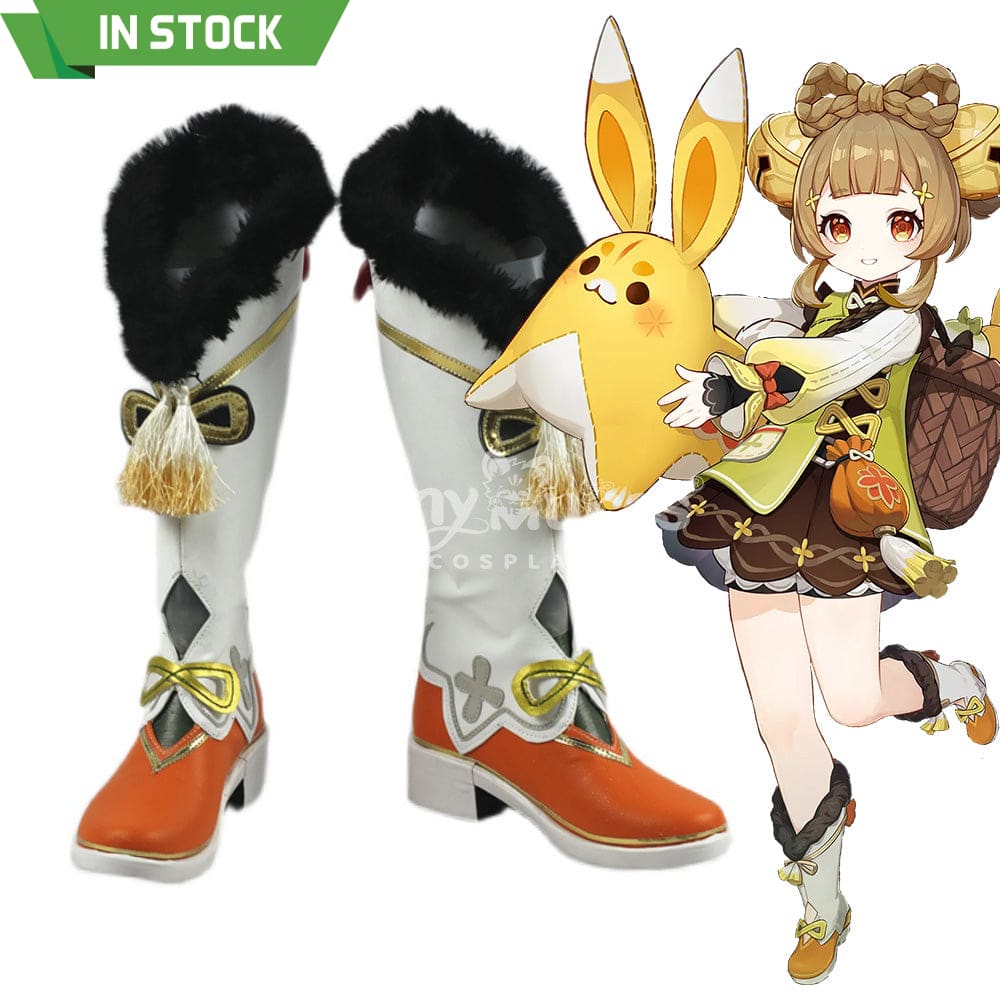 【In Stock】Game Genshin Impact Cosplay Yaoyao Shoes Boots