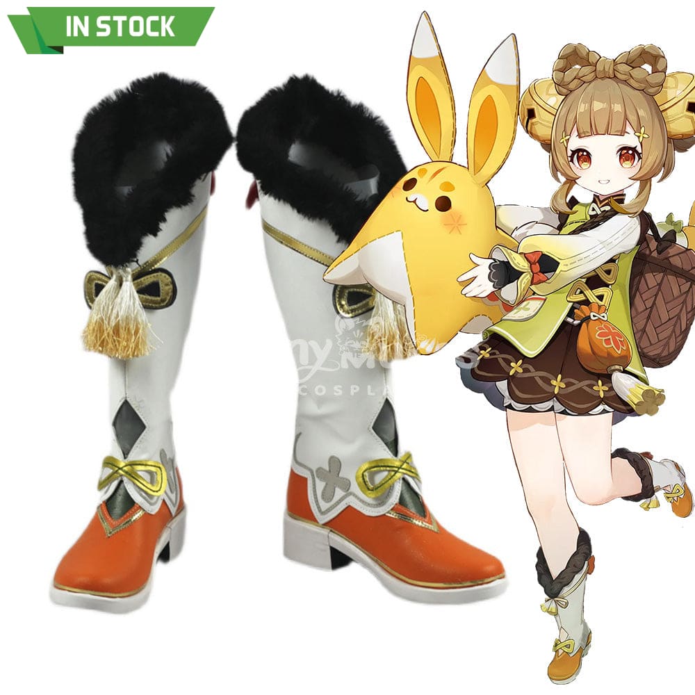 【In Stock】Game Genshin Impact Cosplay Yaoyao Shoes Boots