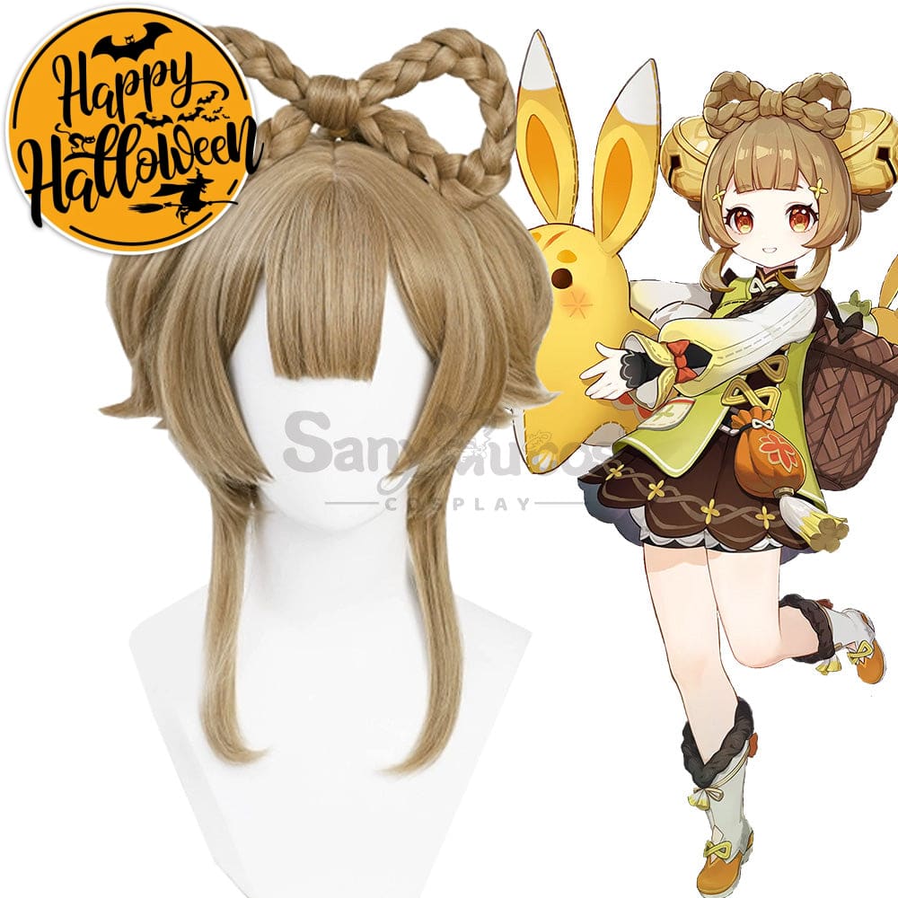 【In Stock】Game Genshin Impact Cosplay Yaoyao Wig Wigs