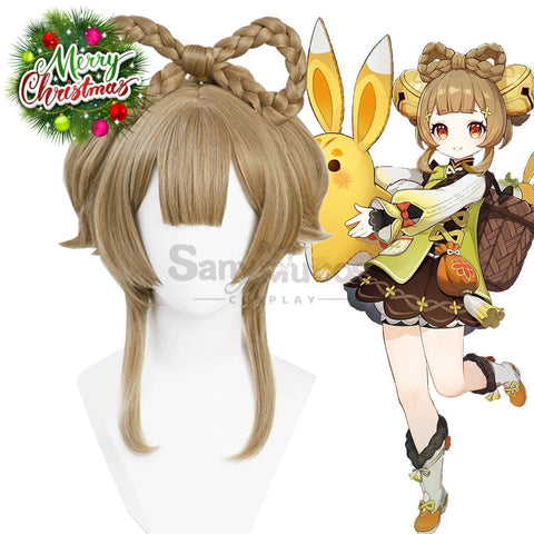 【In Stock】Game Genshin Impact Cosplay Yaoyao Wig Wigs
