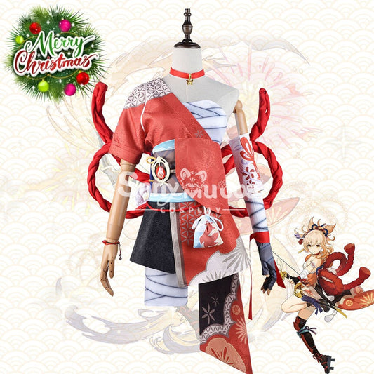 【In Stock】Game Genshin Impact Cosplay Yoimiya Costume Plus Size Costumes 1000