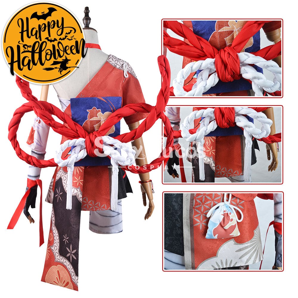 【In Stock】Game Genshin Impact Cosplay Yoimiya Costume Plus Size Costumes