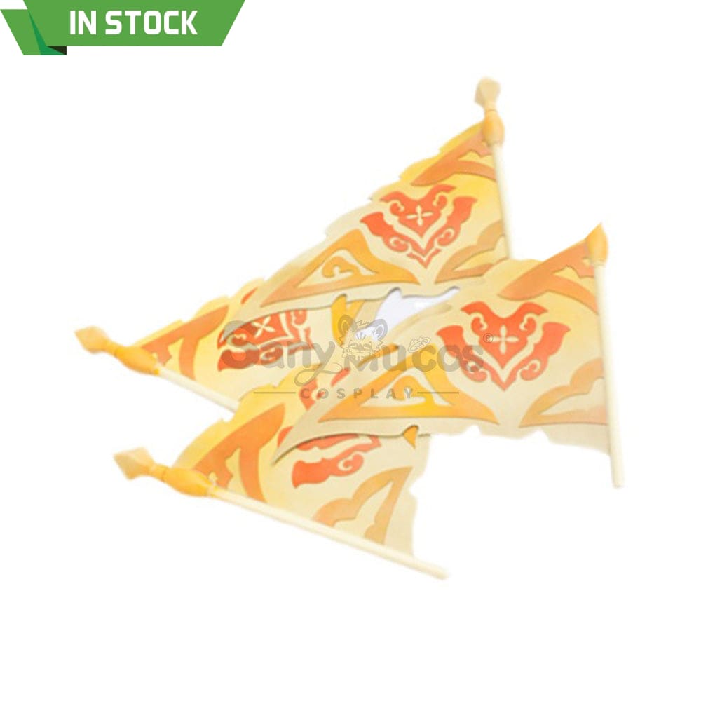 【In Stock】Game Genshin Impact Cosplay Yunjin Flags Accessory Prop