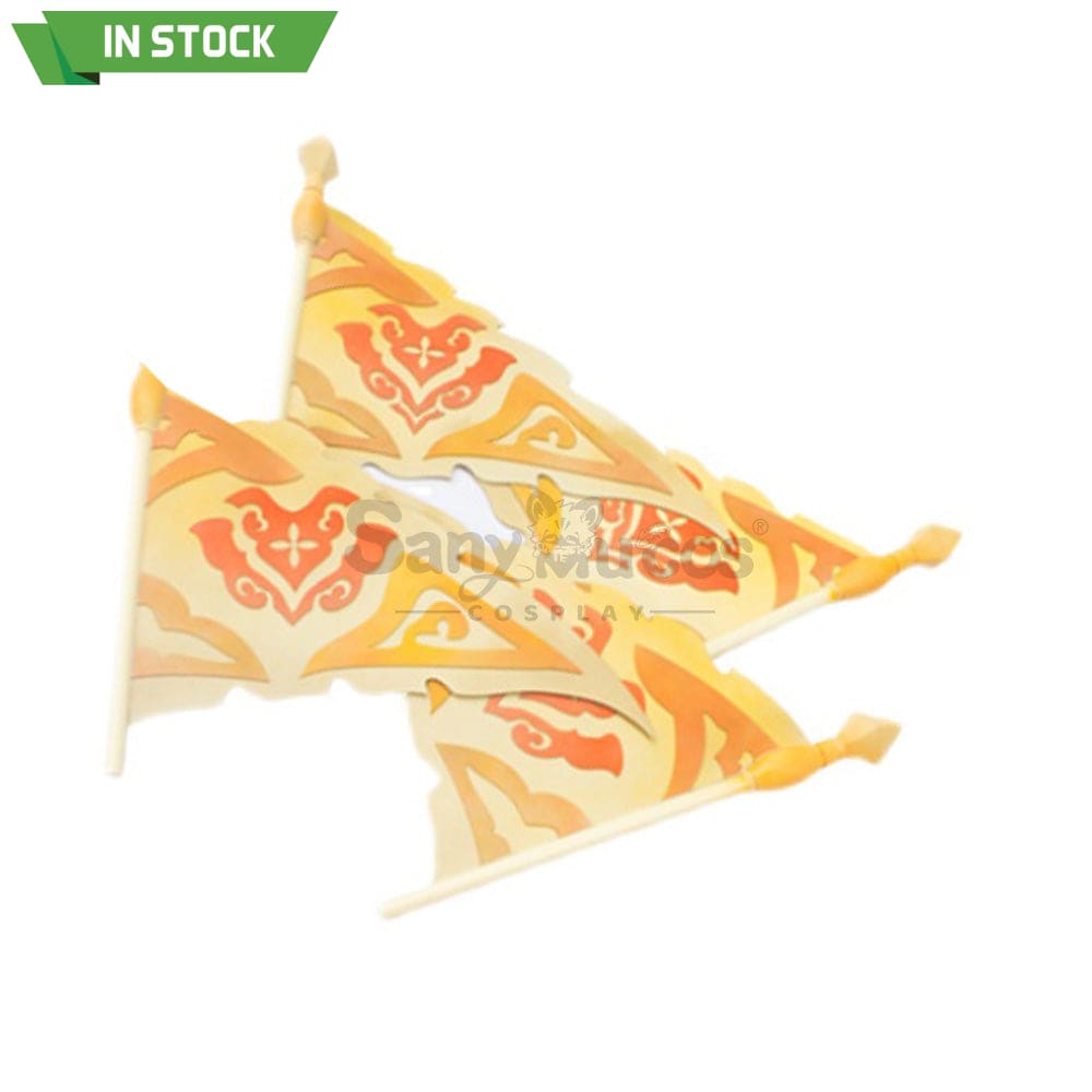 【In Stock】Game Genshin Impact Cosplay Yunjin Flags Accessory Prop