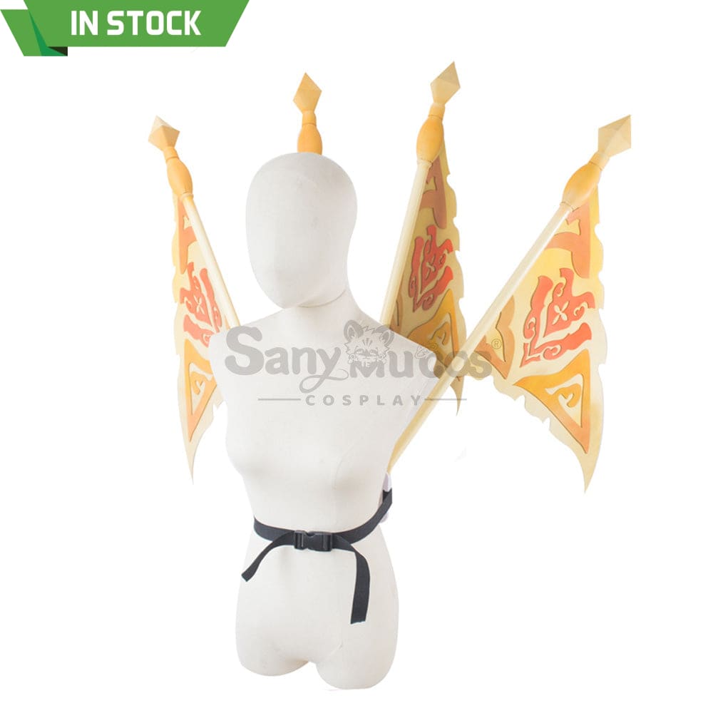 【In Stock】Game Genshin Impact Cosplay Yunjin Flags Accessory Prop