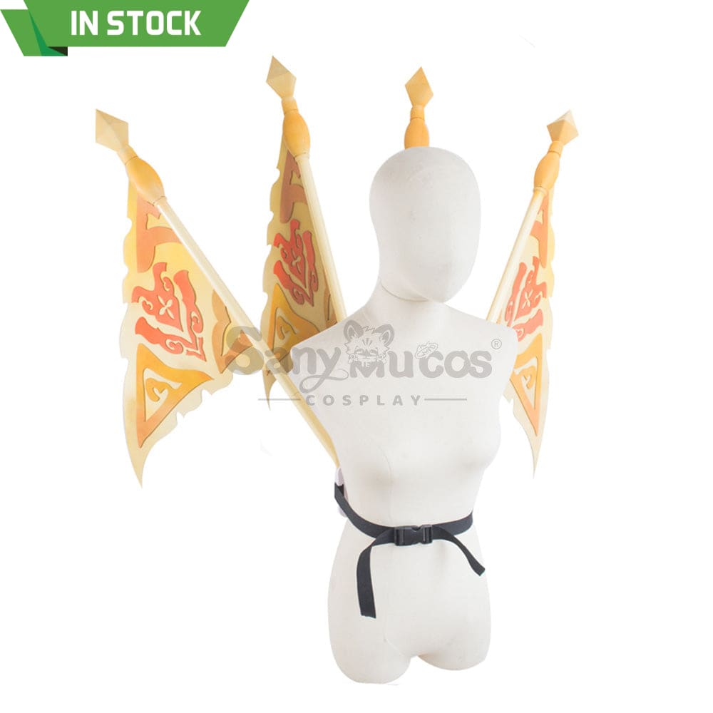 【In Stock】Game Genshin Impact Cosplay Yunjin Flags Accessory Prop