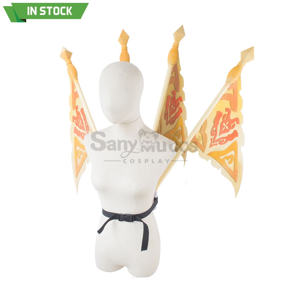 【In Stock】Game Genshin Impact Cosplay Yunjin Flags Accessory Prop