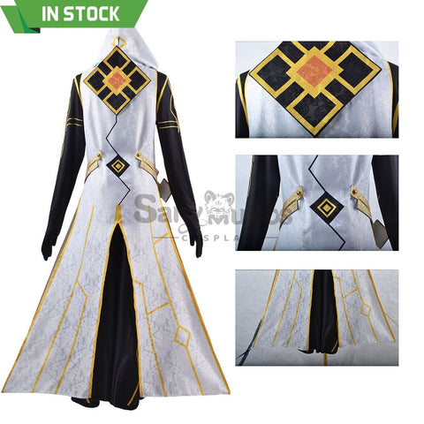 【In Stock】Game Genshin Impact Cosplay Zhongli Costume Plus Size Costumes