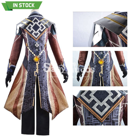 【In Stock】Game Genshin Impact Cosplay Zhongli Costume Plus Size Costumes