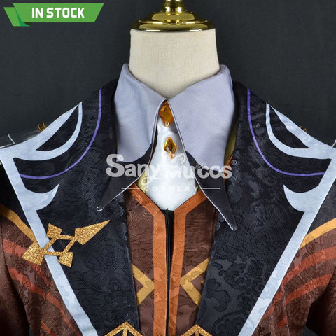 【In Stock】Game Genshin Impact Cosplay Zhongli Costume Plus Size Costumes