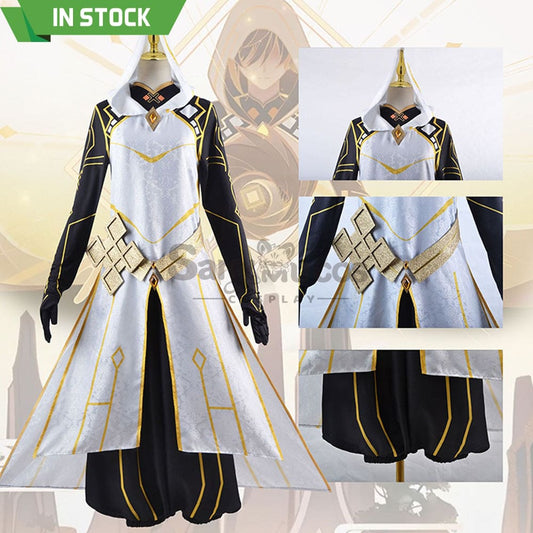 【In Stock】Game Genshin Impact Cosplay Zhongli Costume Plus Size Costumes 1000