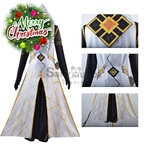 【In Stock】Game Genshin Impact Cosplay Zhongli Costume Plus Size Costumes