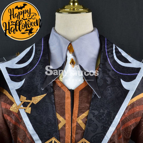 【In Stock】Game Genshin Impact Cosplay Zhongli Costume Plus Size Costumes